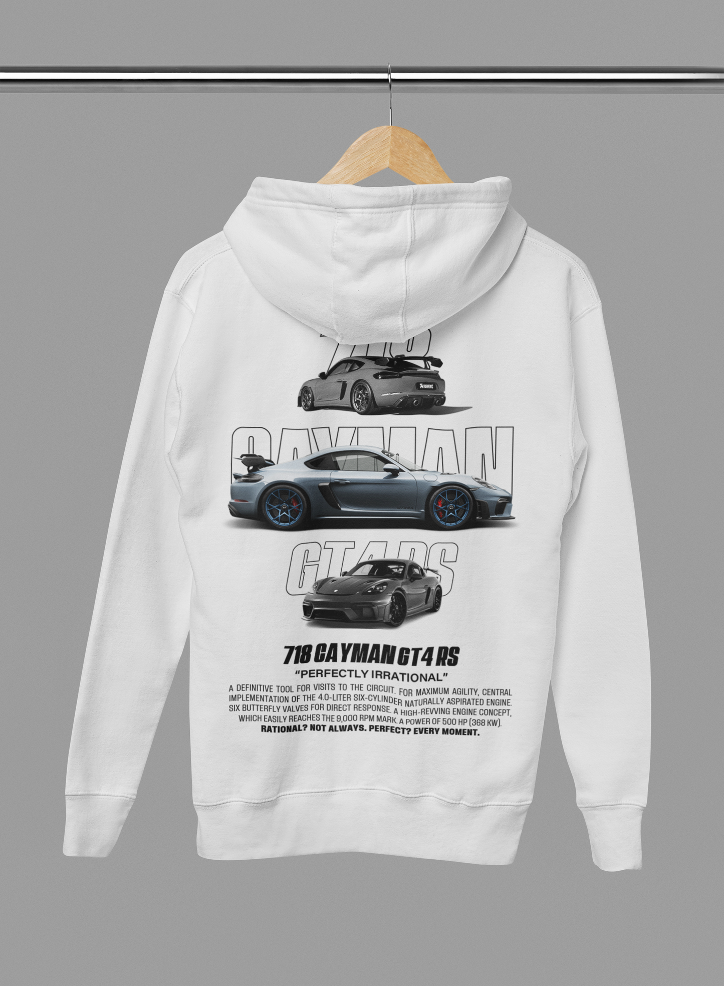 Hoddie Porsche 718 Cayman GT4 RS